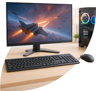 Bezdrátová klávesnice a myš Connect IT