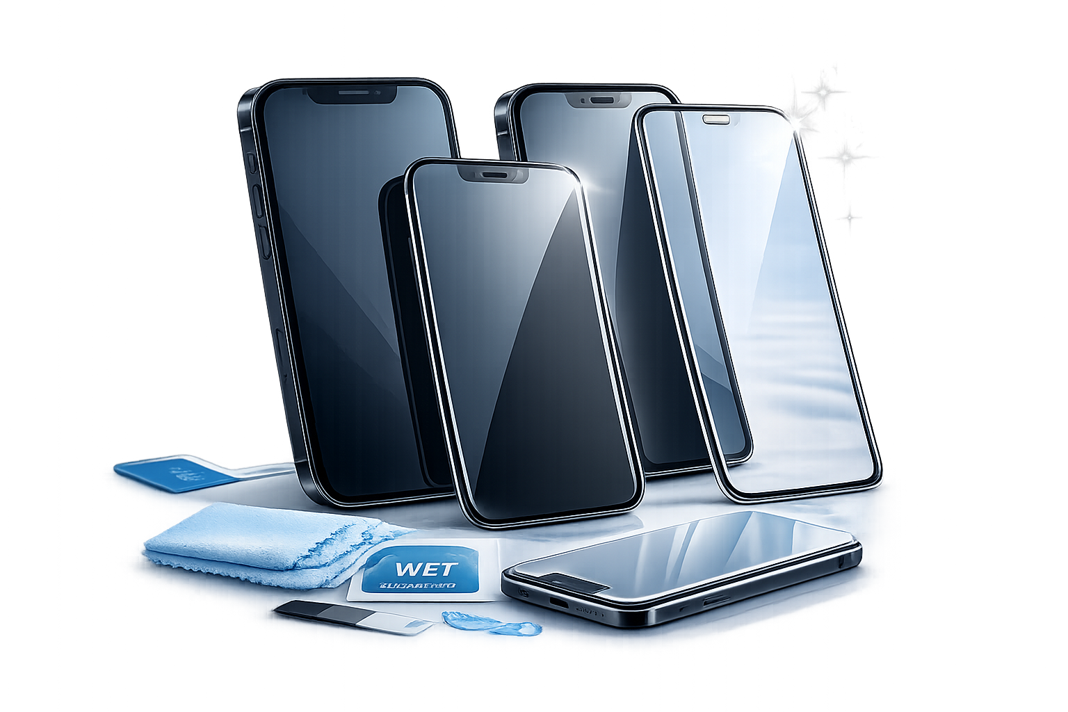 Ochranná tvrzená skla pro mobilní telefony